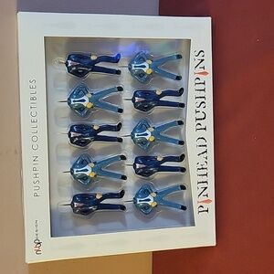 PINHEAD Pushpins Thumb Tacks Office Novelty Corkboard Pins NEW